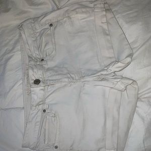 American Eagle white denim shorts sz 12